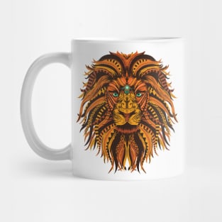 Mandala style lion Mug